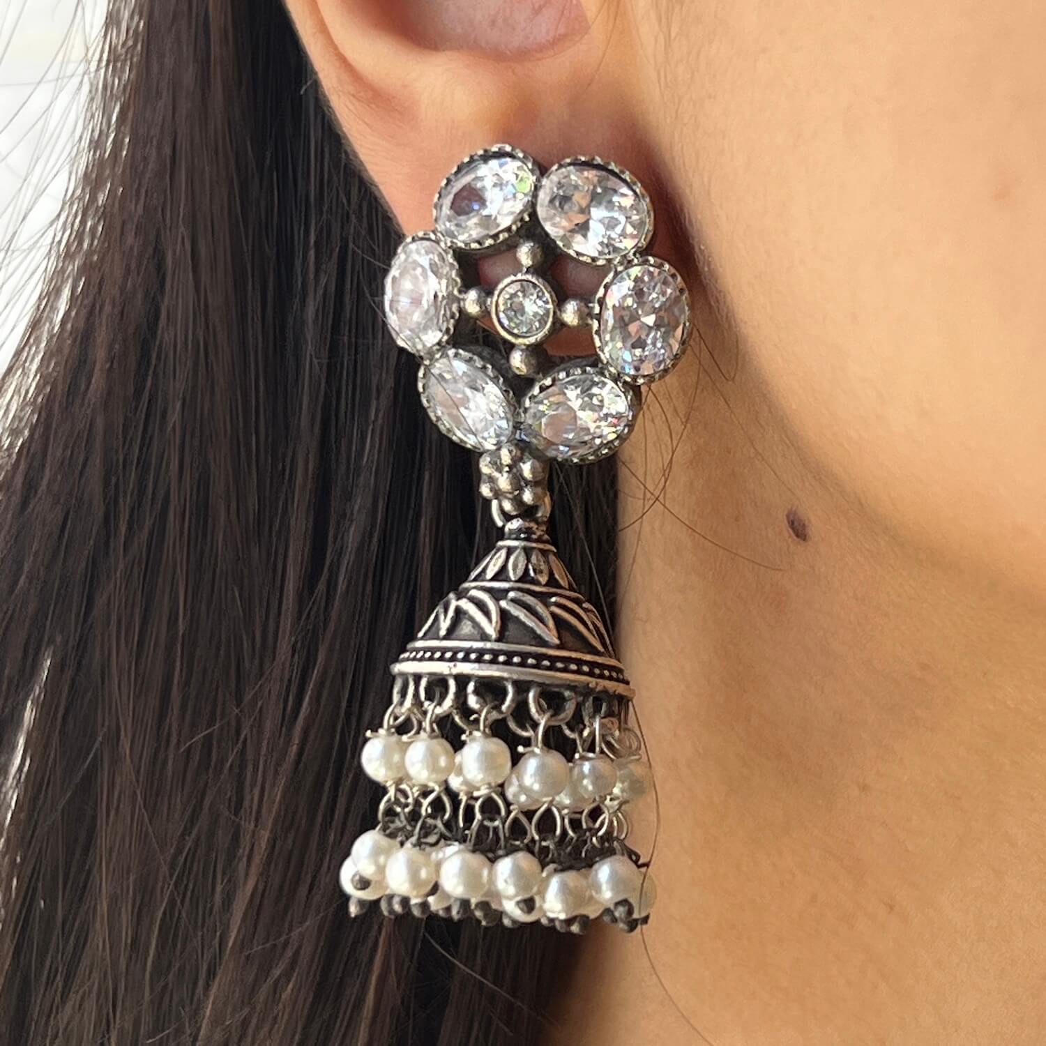 Antique Jewellery Earring - JJCE126W