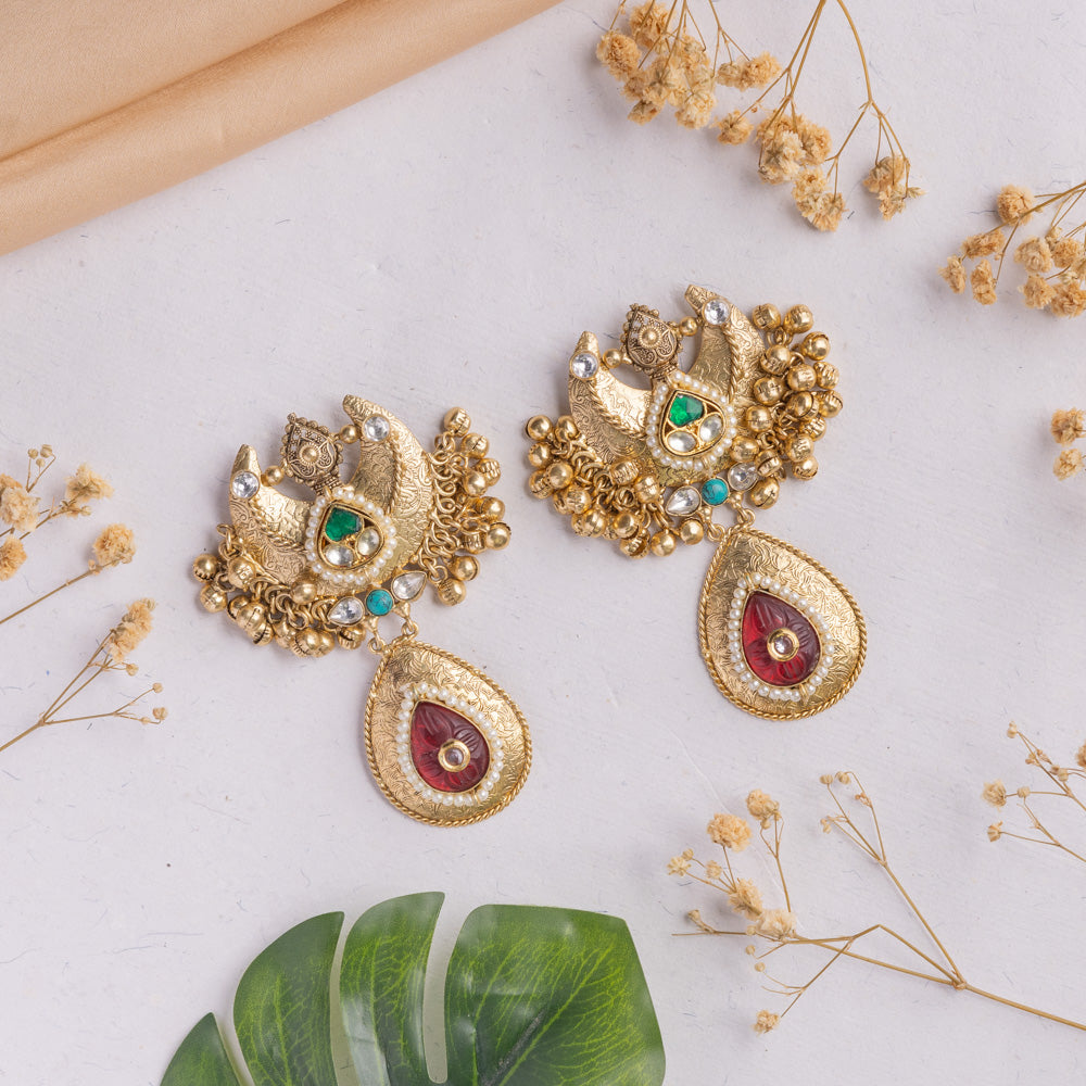 Antique Jewellery Earring -JJCE267