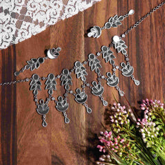 Antique Jewellery Necklace and Earrings - JJCN016