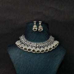Antique Jewellery Necklace and Earrings - JJCN018