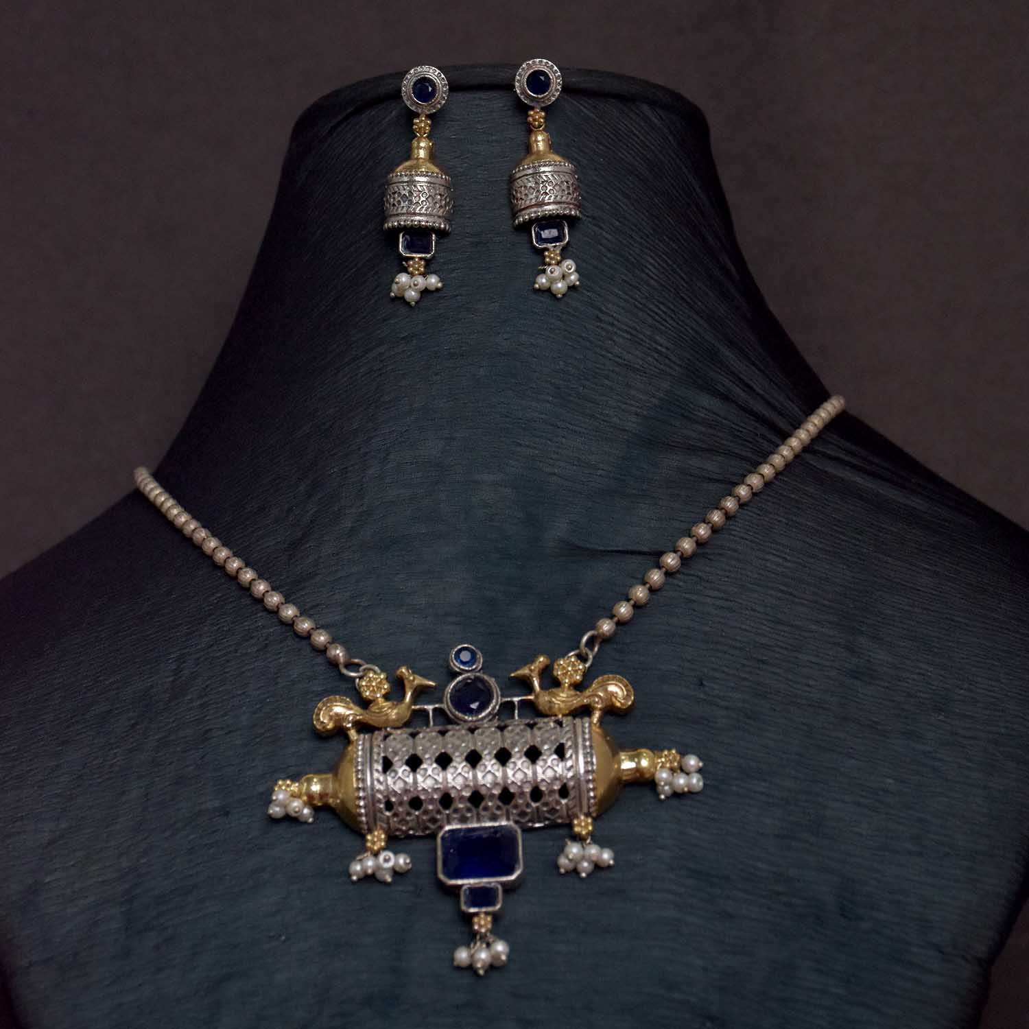 Antique Jewellery Necklace and Earrings - JJCN115