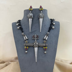 Antique Jewellery Necklace and Earrings - JJCN116