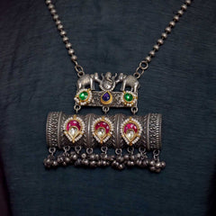 Antique Jewellery Necklace and Earrings - JJCN118