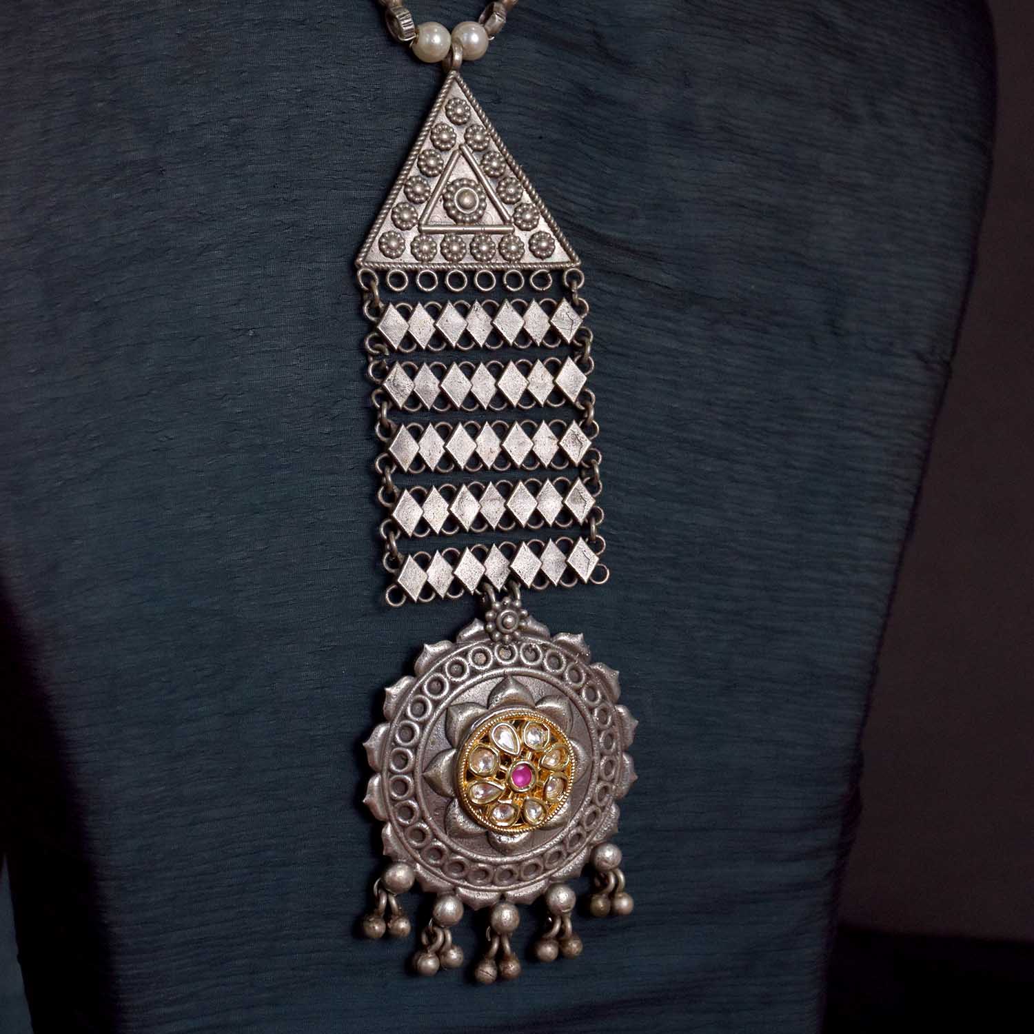 Antique Jewellery Necklace and Earrings - JJCN120