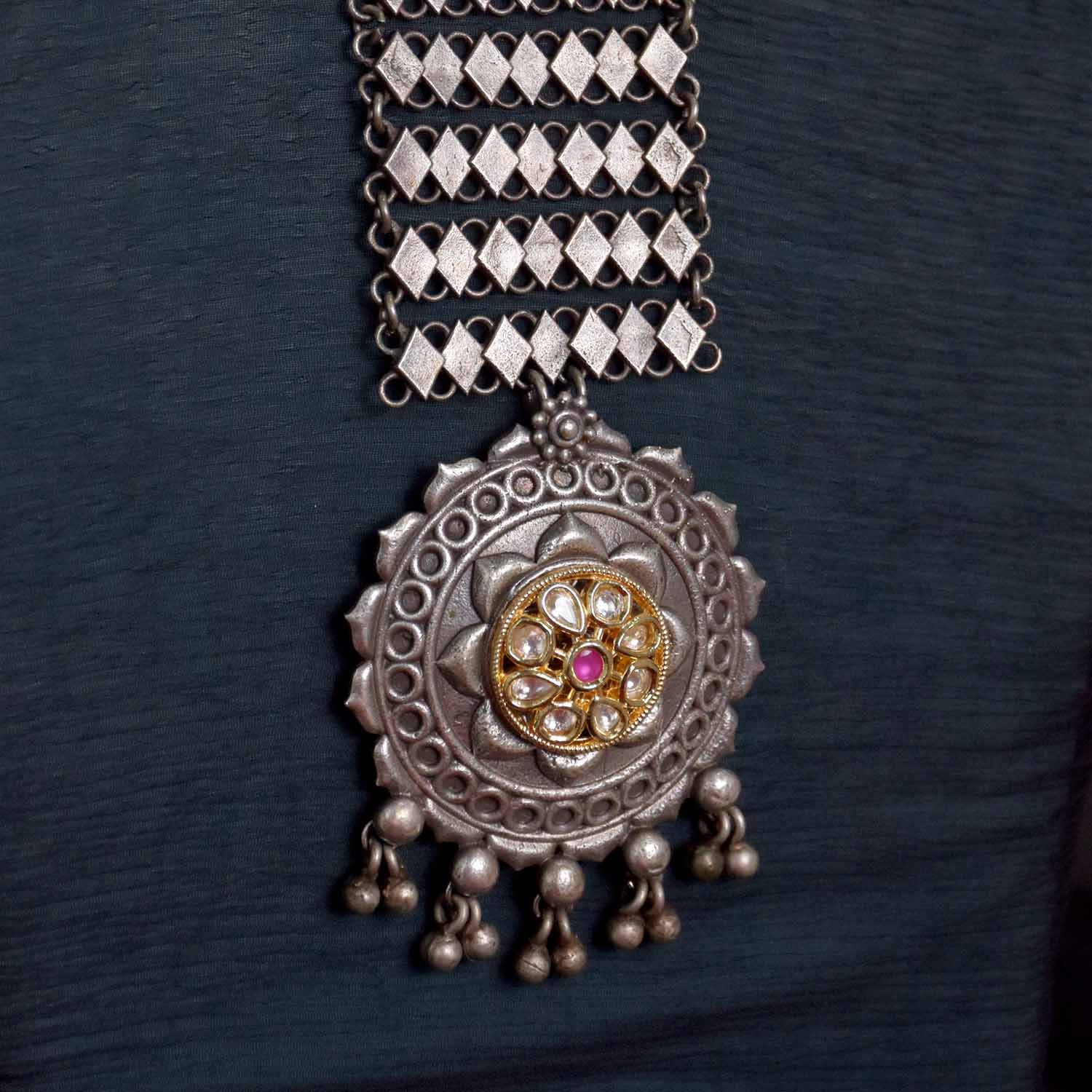 Antique Jewellery Necklace and Earrings - JJCN120