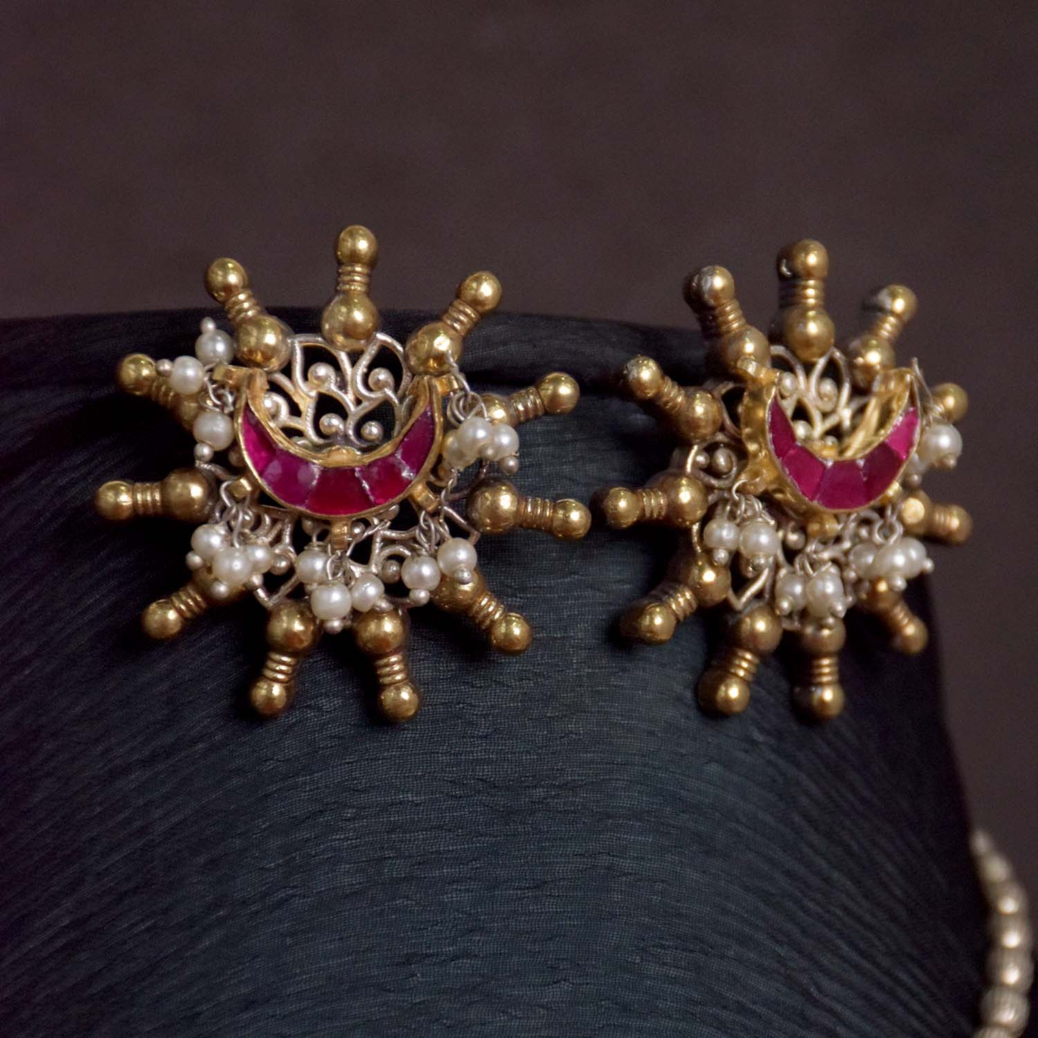 Antique Jewellery Necklace and Earrings - JJCN121