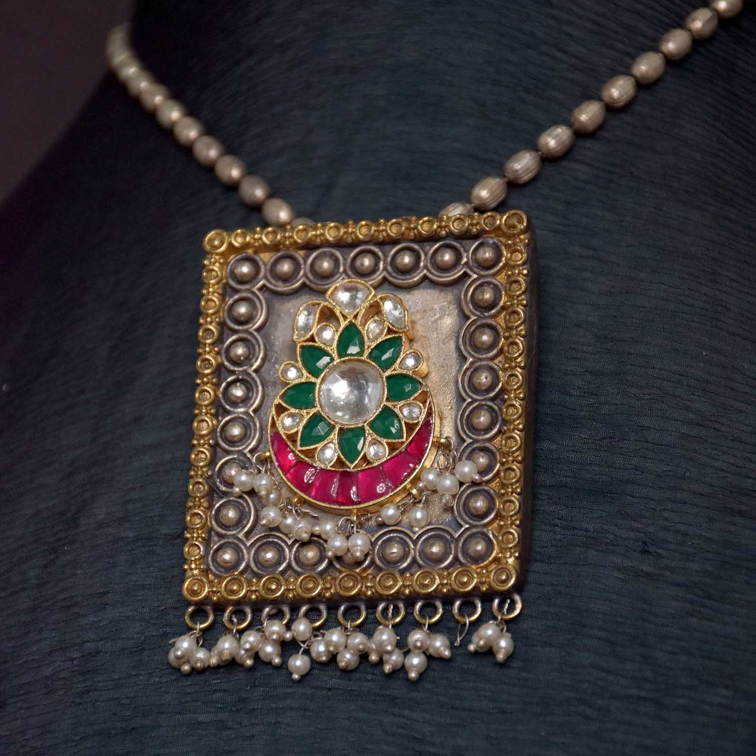 Antique Jewellery Necklace and Earrings - JJCN121