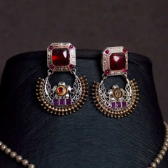 Antique Jewellery Necklace and Earrings - JJCN122