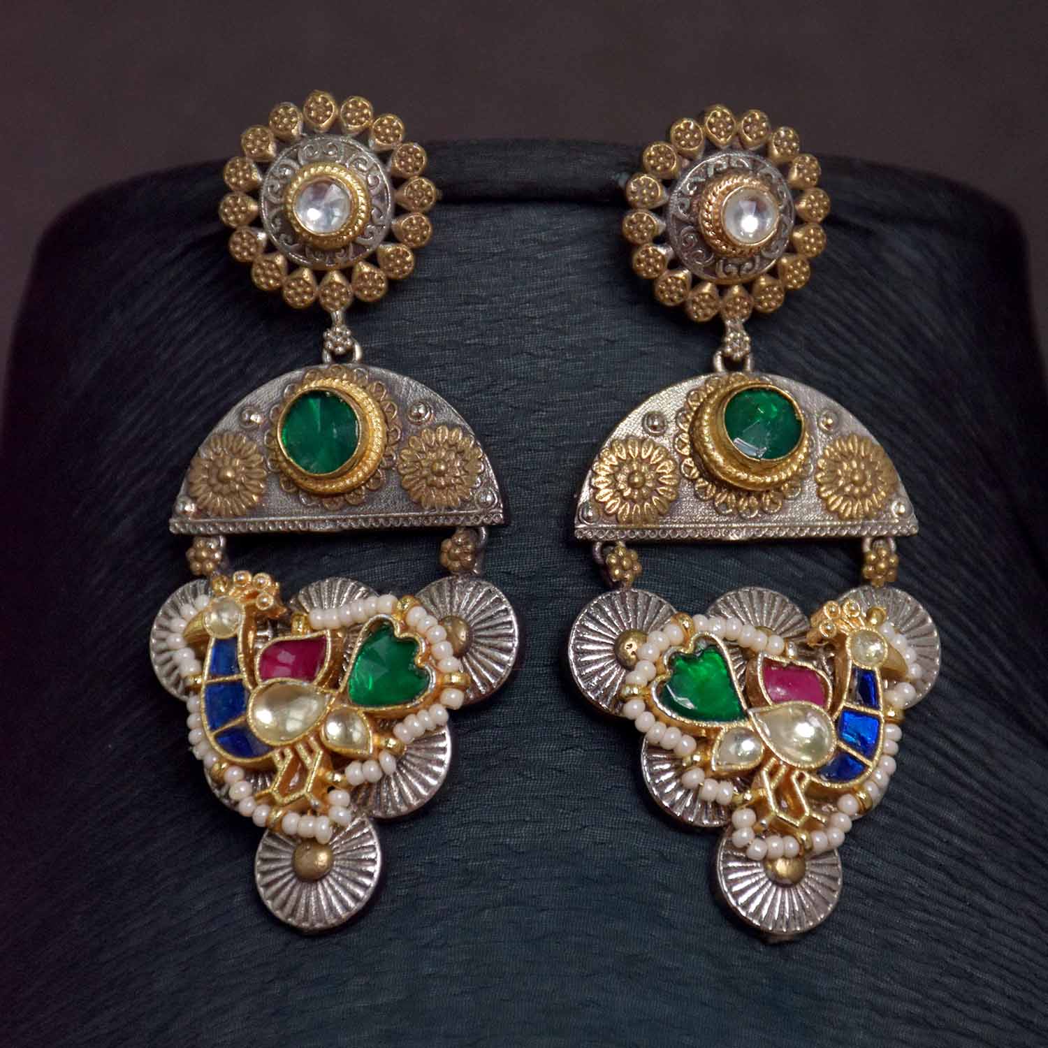 Antique Jewellery Necklace and Earrings - JJCN131
