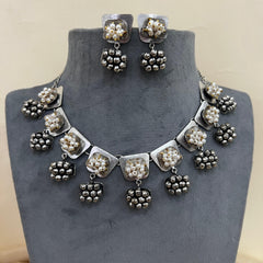 Antique Jewellery Necklace and Earrings - JJCN136
