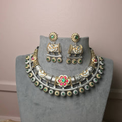 Antique Jewellery Necklace and Earrings - JJCN145