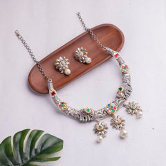 Antique Jewellery Necklace and Earrings - JJCN152