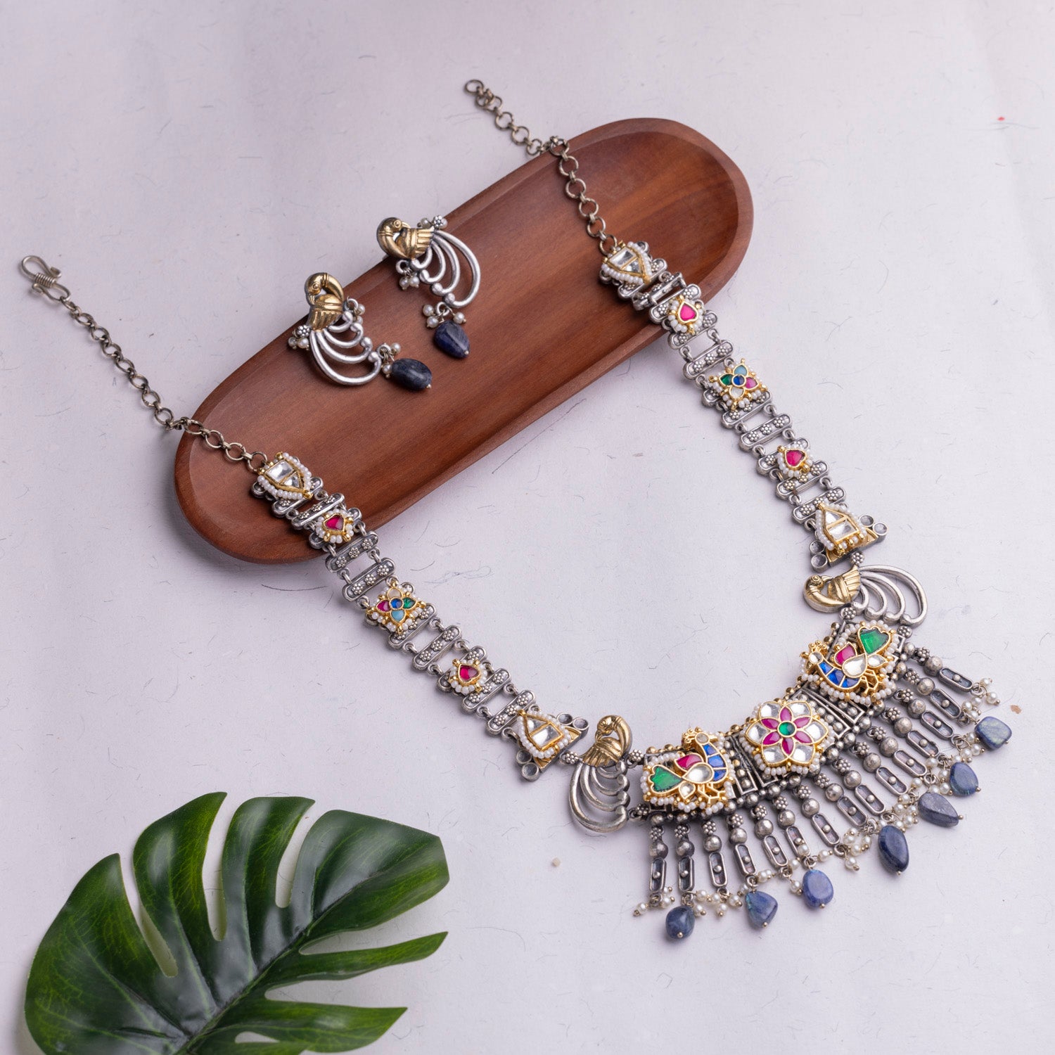 Antique Jewellery Necklace and Earrings - JJCN157