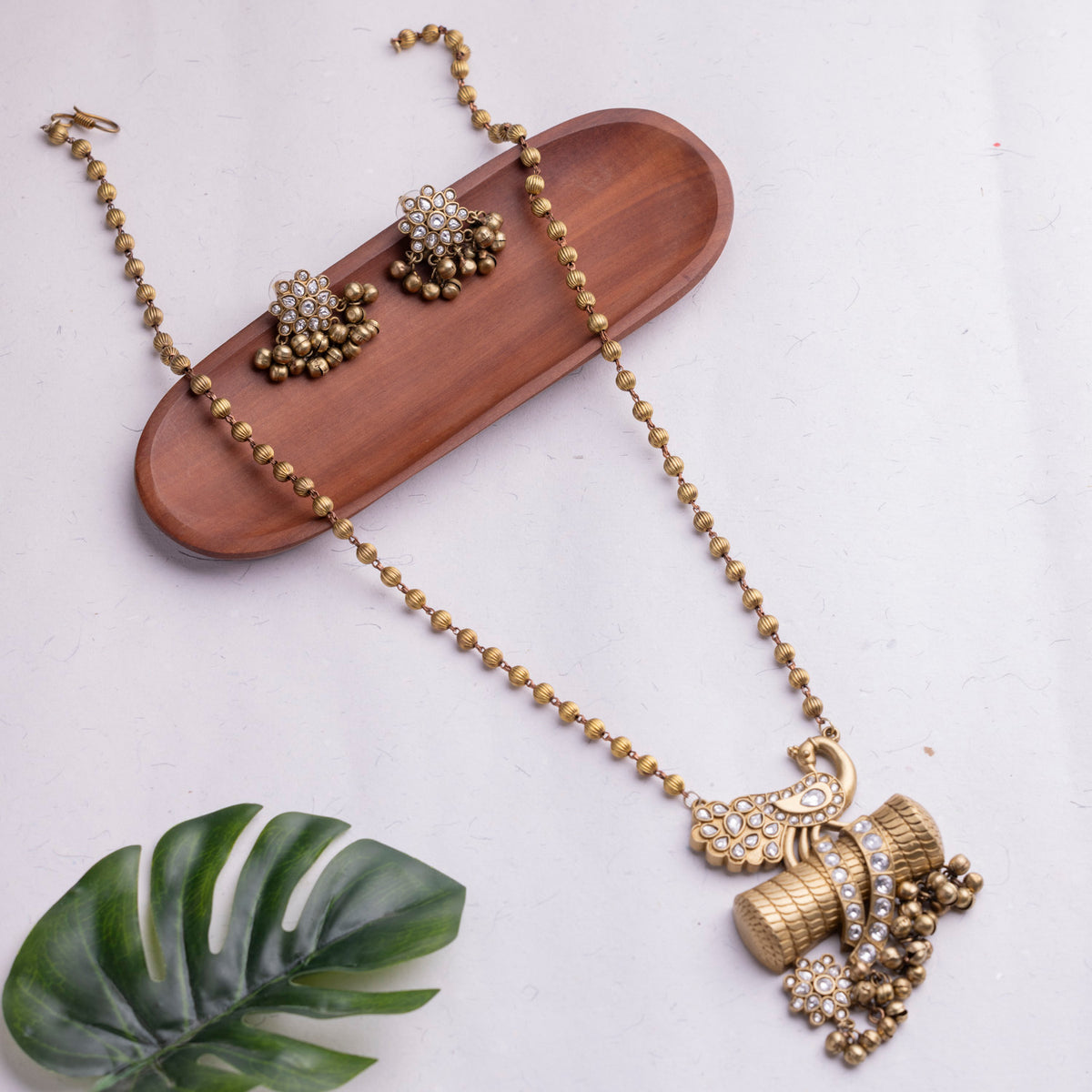 Antique Jewellery Necklace and Earrings - JJCN158