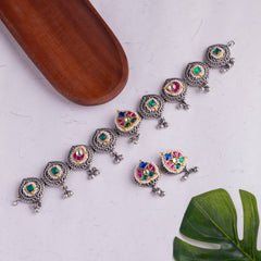 Antique Jewellery Necklace and Earrings - JJCN167