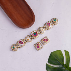 Antique Jewellery Necklace and Earrings - JJCN168