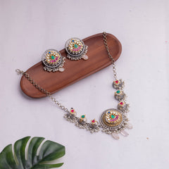 Antique Jewellery Necklace and Earrings - JJCN169