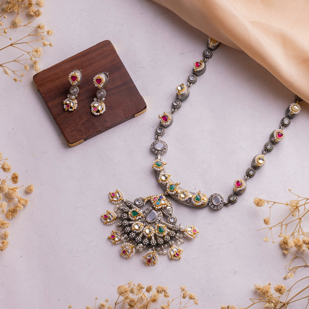 Antique Jewellery Necklace and Earrings – JJCN173
