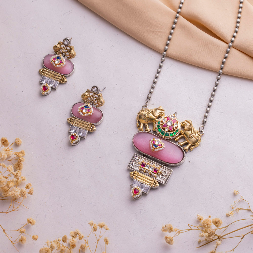 Antique Jewellery Necklace and Earrings – JJCN174