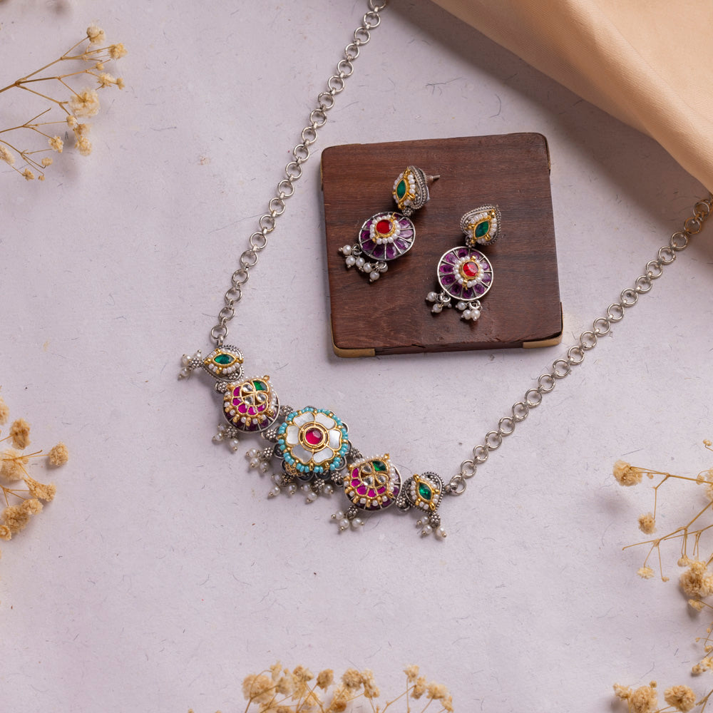 Antique Jewellery Necklace and Earrings – JJCN176