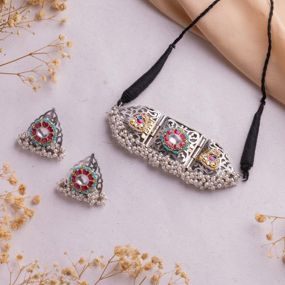 Antique Jewellery Necklace and Earrings – JJCN181