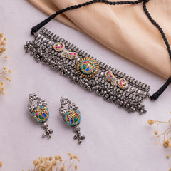 Antique Jewellery Necklace and Earrings – JJCN185
