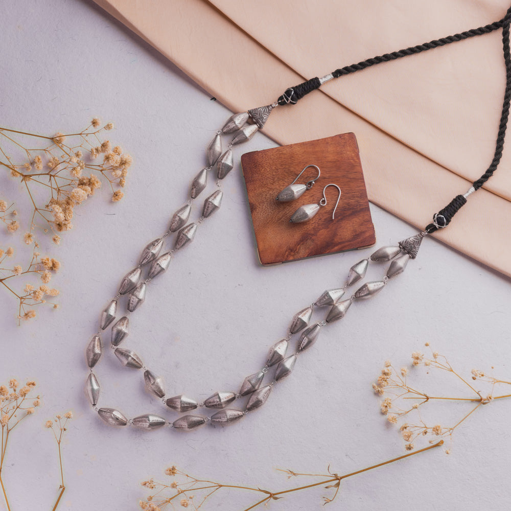 Antique Jewellery Necklace and Earrings - JJCN197