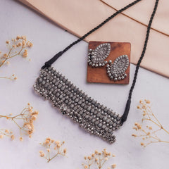 Antique Jewellery Necklace and Earrings - JJCN205