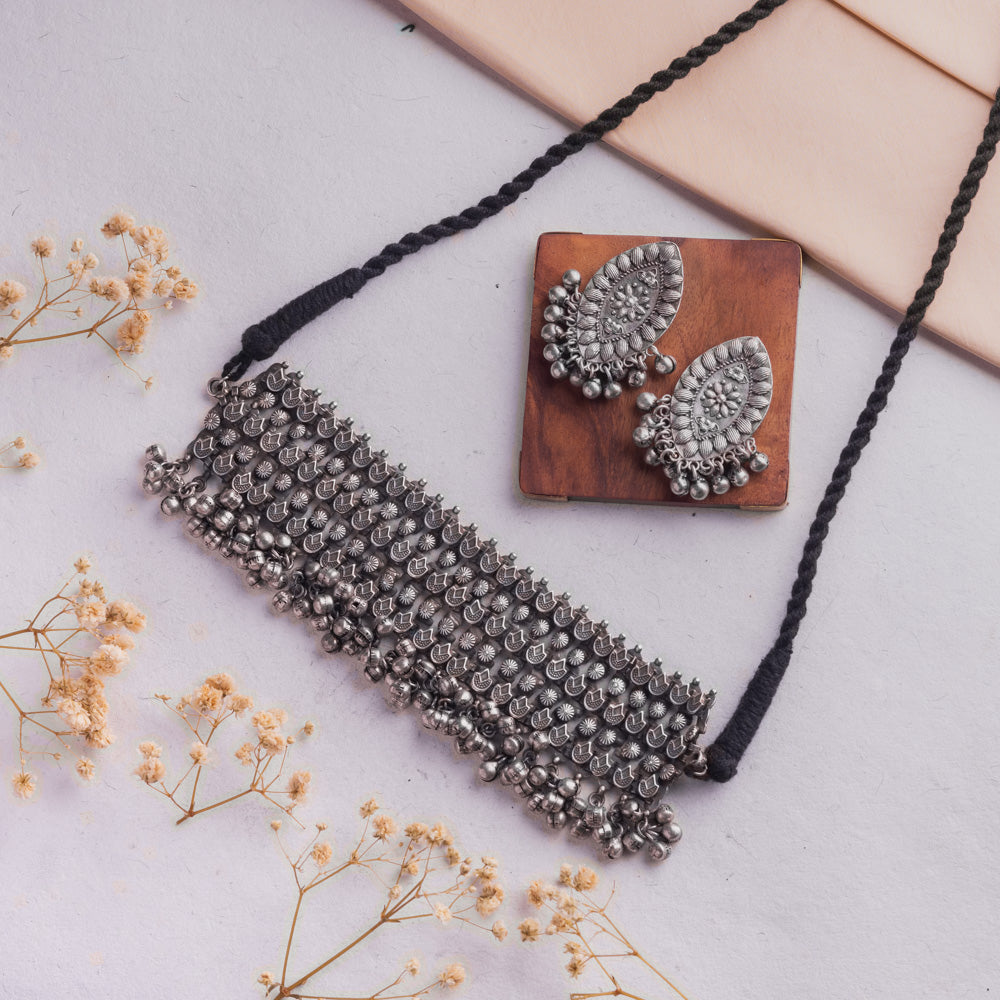Antique Jewellery Necklace and Earrings - JJCN210