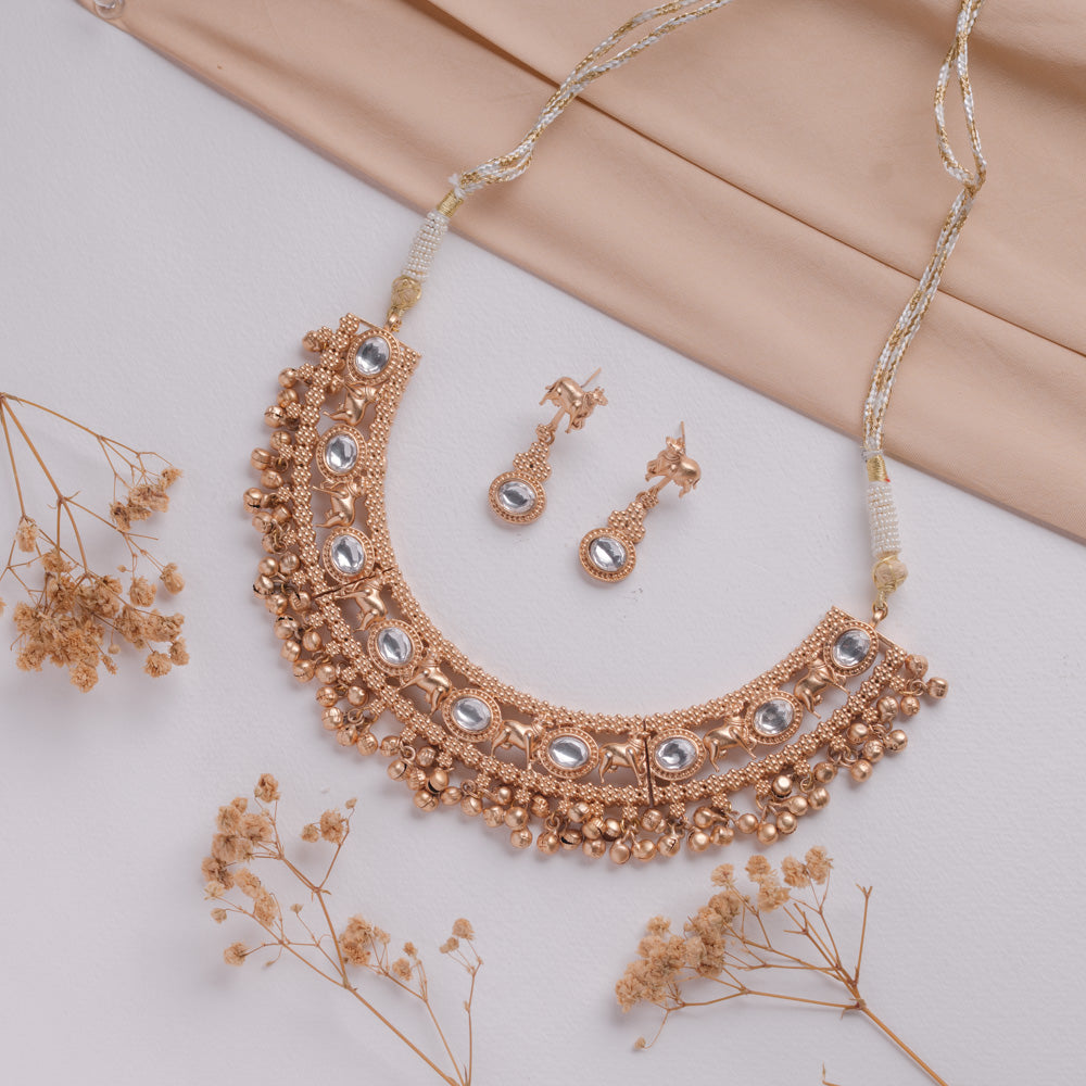 Antique Jewellery Necklace and Earrings JJCN246