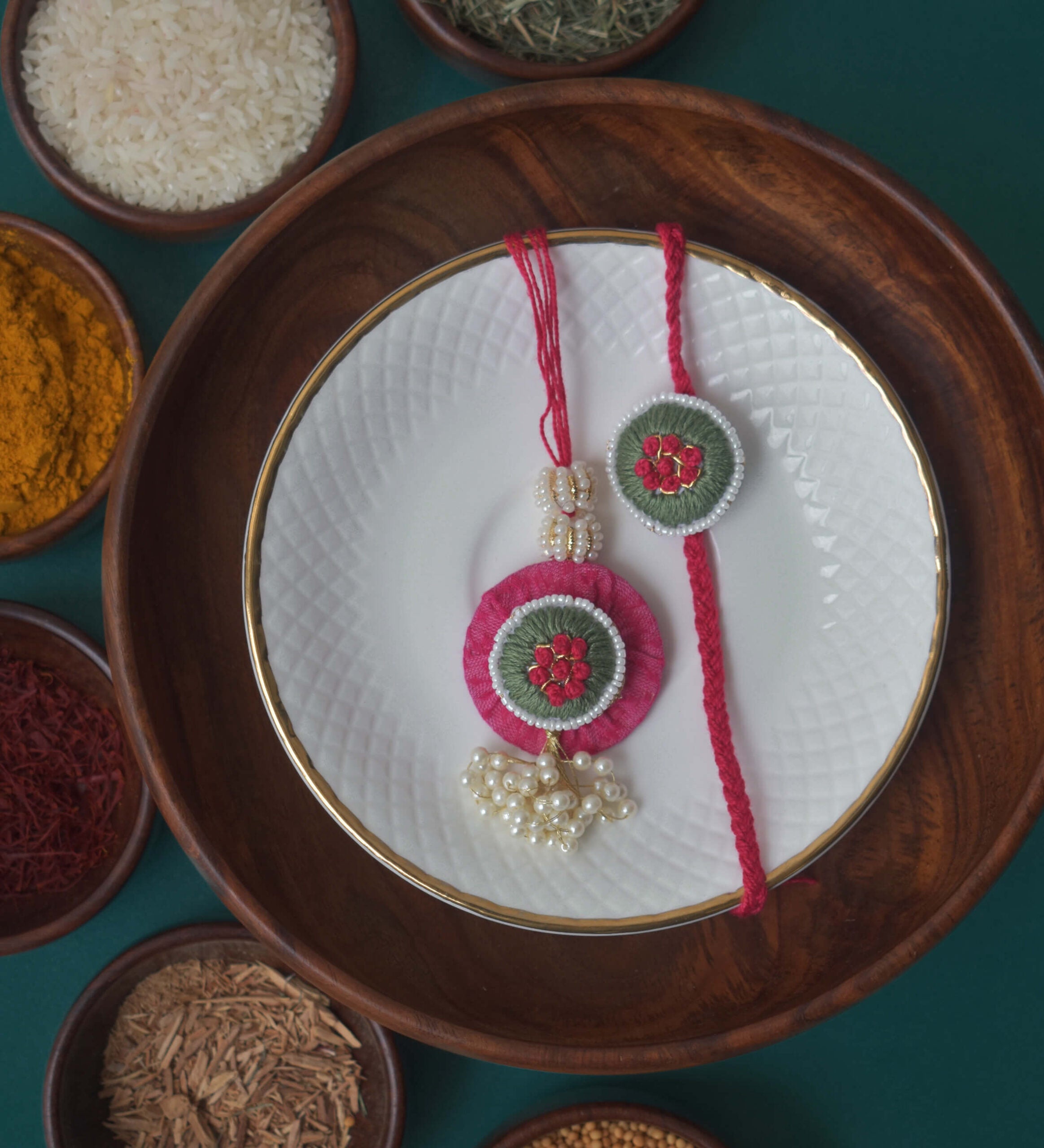 Vedic Rakhi Pairs - VRC011