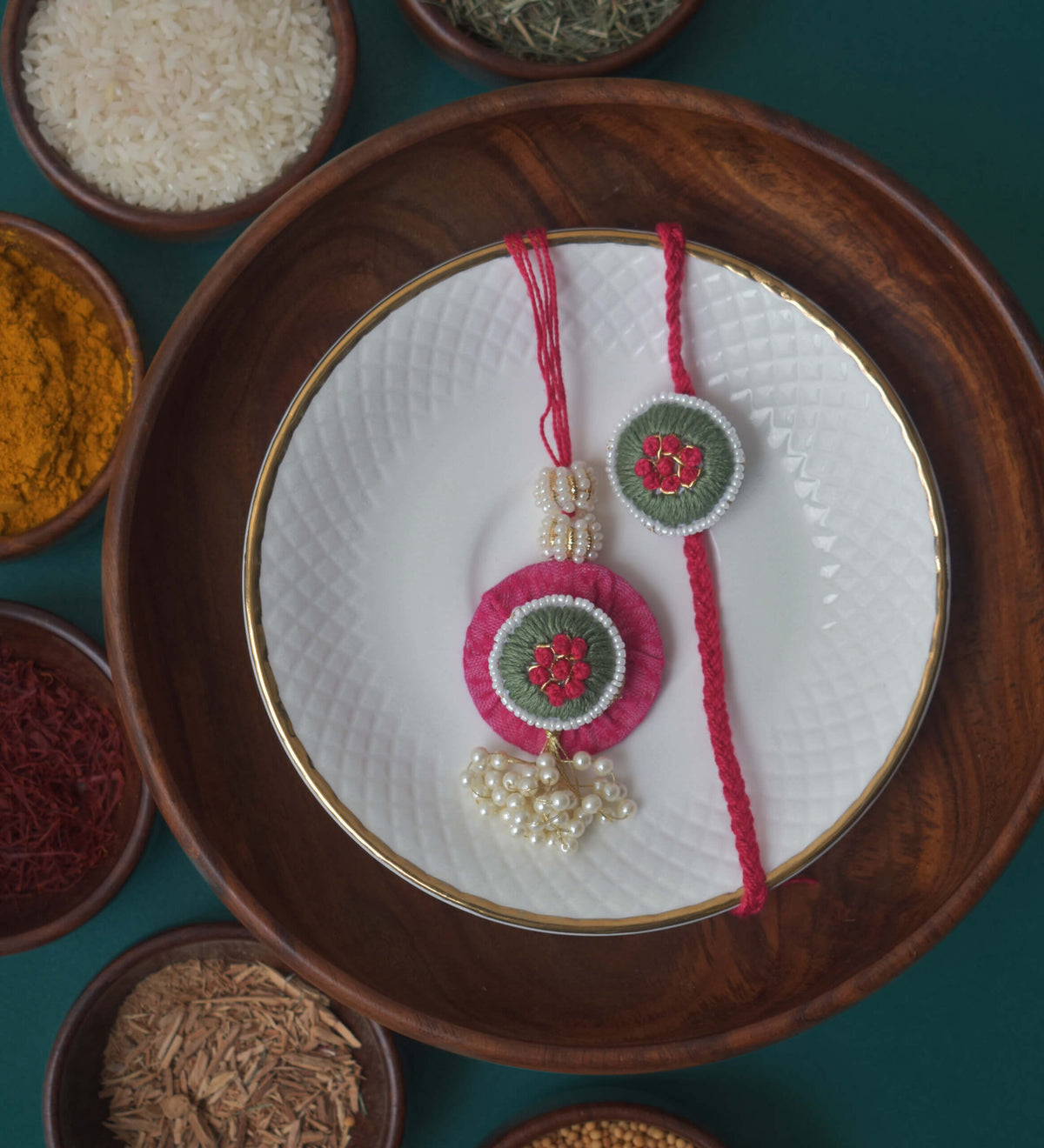 Vedic Rakhi Pairs - VRC011