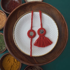 Vedic Rakhi Pairs - VRC021R