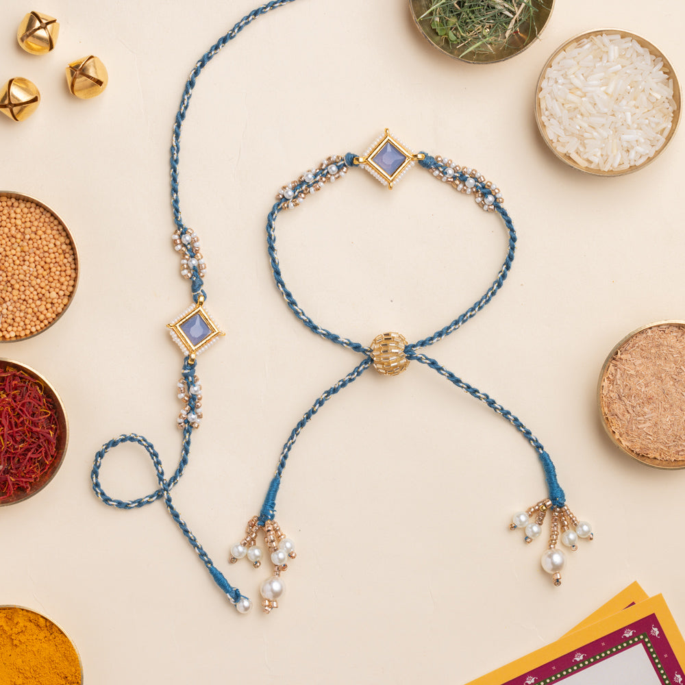 Vedic Rakhi Pairs - VRC165