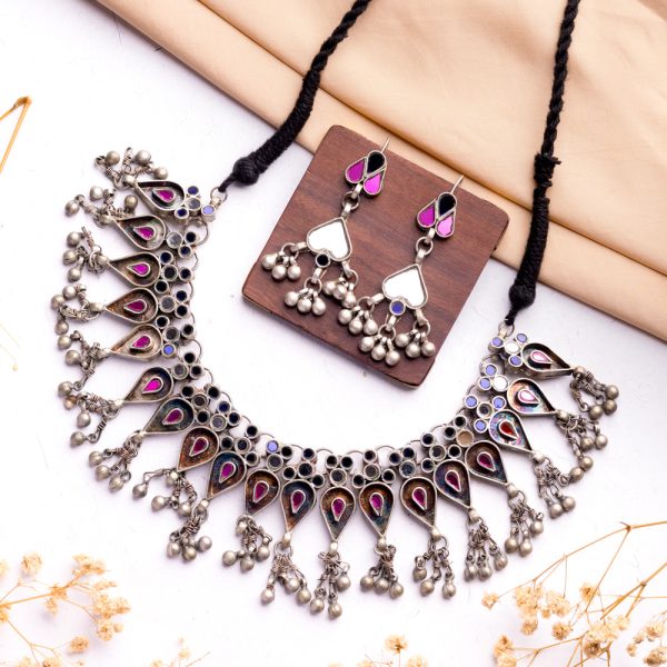 Antique Jewellery Necklace and Earrings - JJCN215