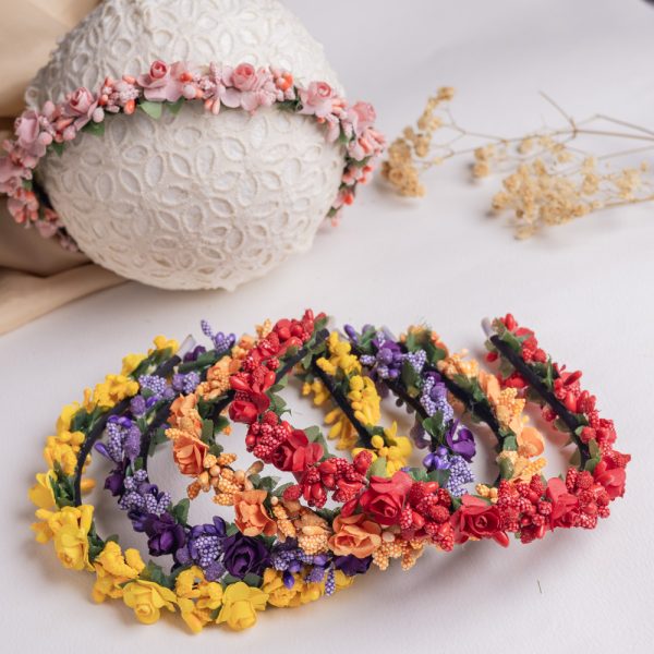 Handmade Floral Hairband - FFC001 - Image 2