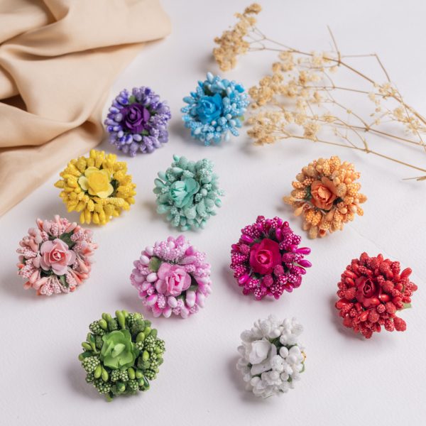 Handmade Floral Rings - FFC003