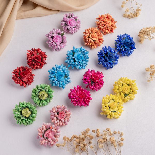 Handcrafted Floral Earrings - FFC004