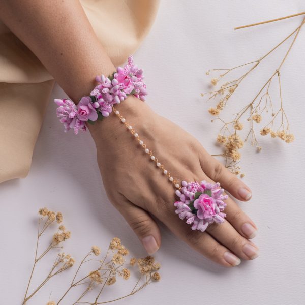 Handmade Floral Hathphool (Set of 2) - FFC006 - Image 2