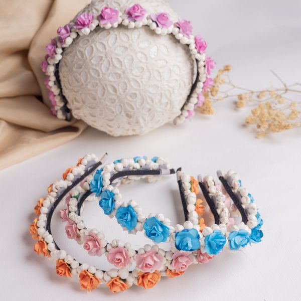 Mogra & Rose Floral Headband - FFC008 - Image 2