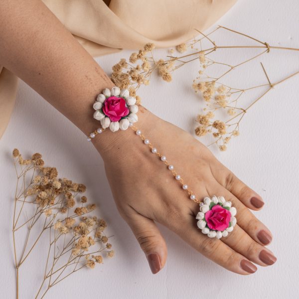 Mogra & Rose Floral Hathphool - FFC013 - Image 2