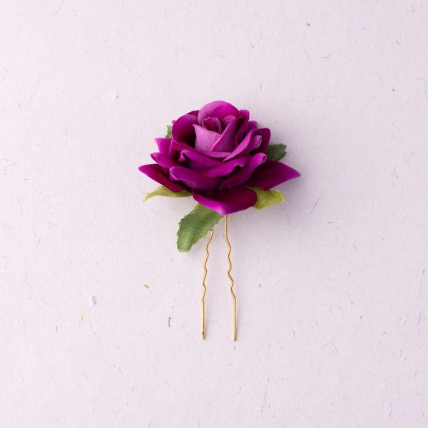 Fabric Rose U-Pin - FFC017 - Image 3