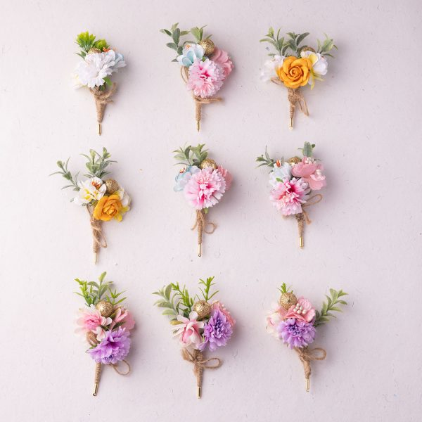 Lapel pins mix flowers - FFC025