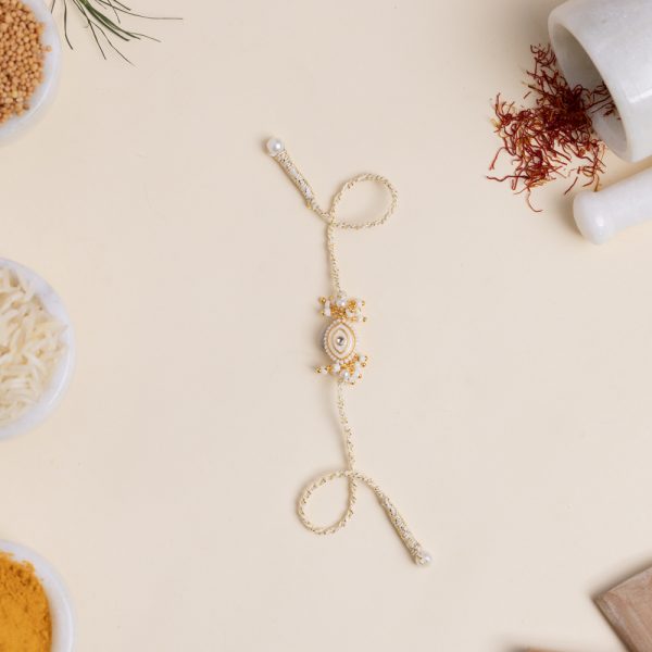 Kids Vedic Rakhi - White Evil Eye – VRK035