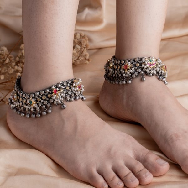 Antique Jewellery Anklet - JJCA006