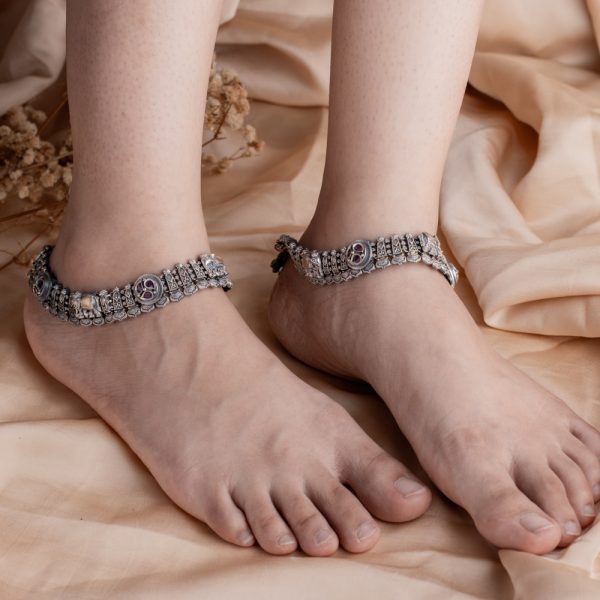 Antique Jewellery Anklet - JJCA008