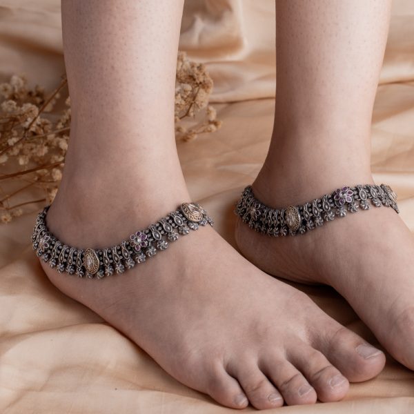 Antique Jewellery Anklet - JJCA010