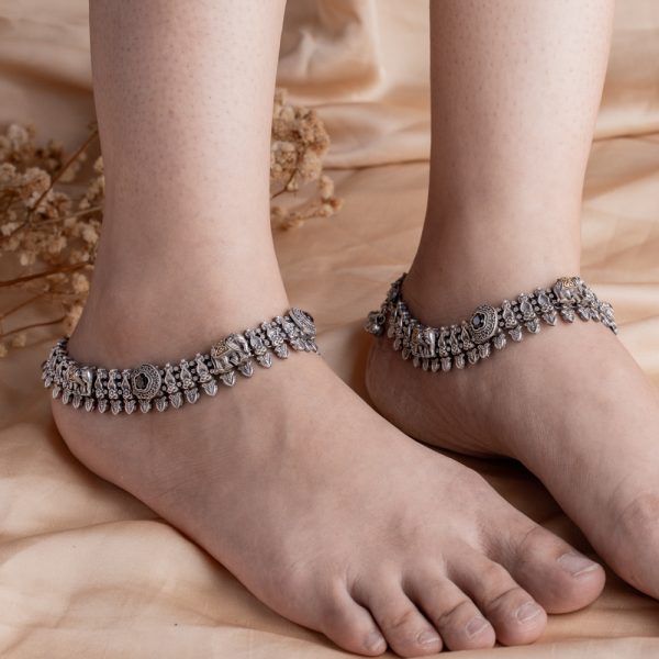 Antique Jewellery Anklet - JJCA011