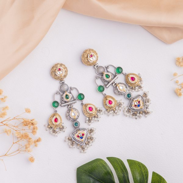 Antique Jewellery Earring - JJCE289 - Image 2