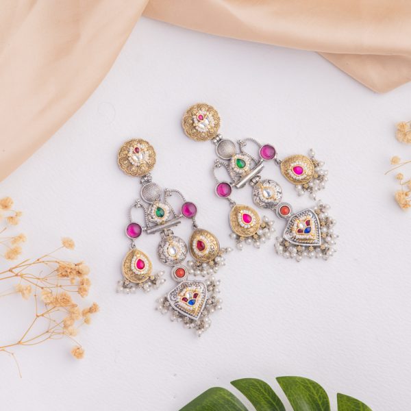Antique Jewellery Earring - JJCE289 - Image 3